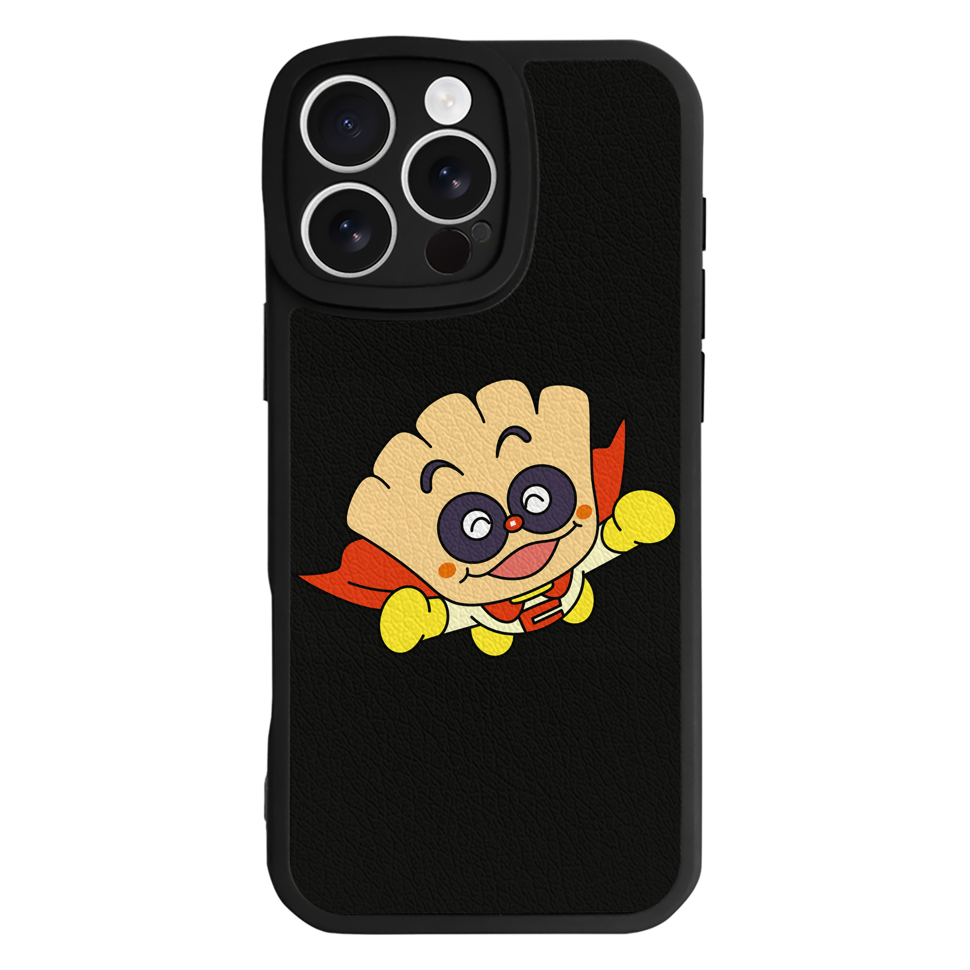 （画像用） アンパンマン Anpanman 【iPhone 16シリーズ対応】シリコンスマホケース（レザー調） 材質：シリコン